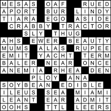 crossword solution